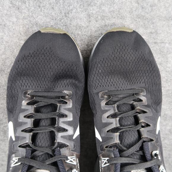Nike Shoes Womens 10.5 Athletic Trainer Zoom Structure 21 Running Sneakers Black - Picture 10 of 13